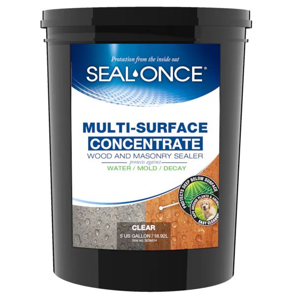 Seal-Once Multi-Surface wood and masonry sealer